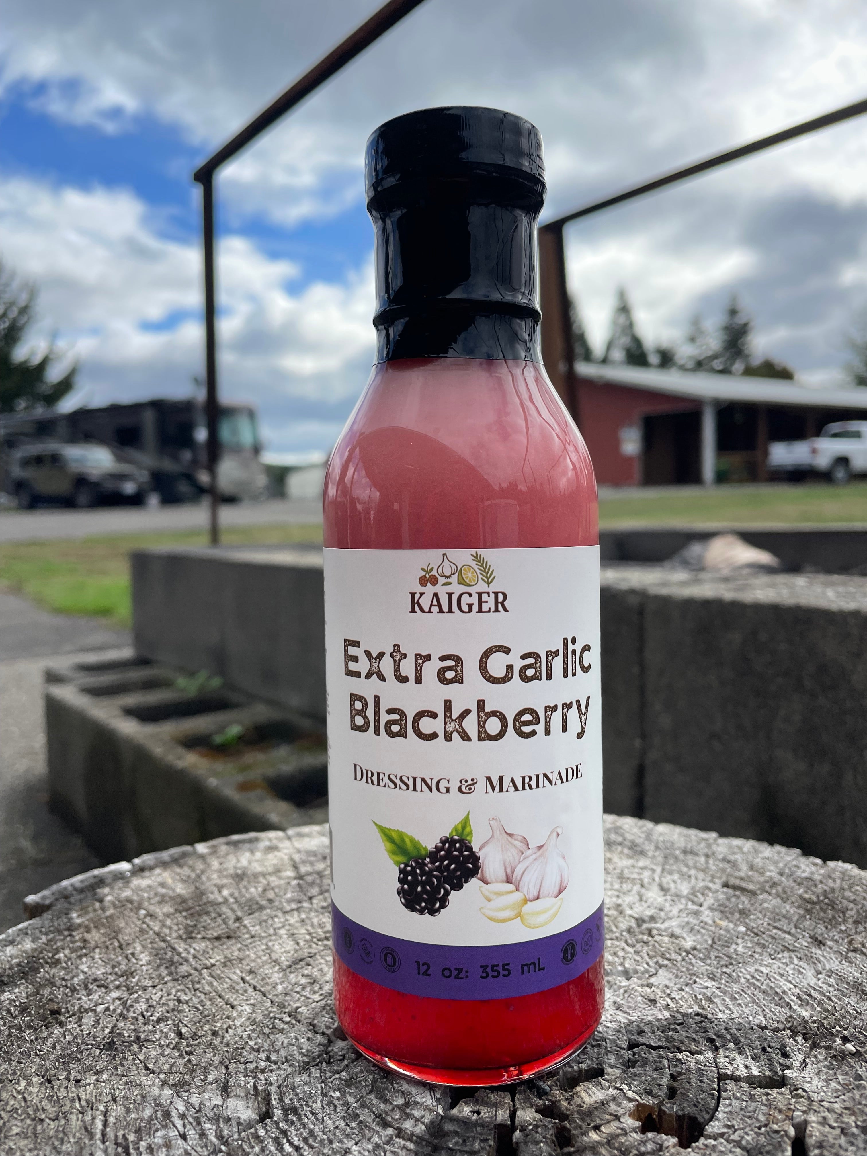 Extra Garlic Blackberry Dressing & Marinade