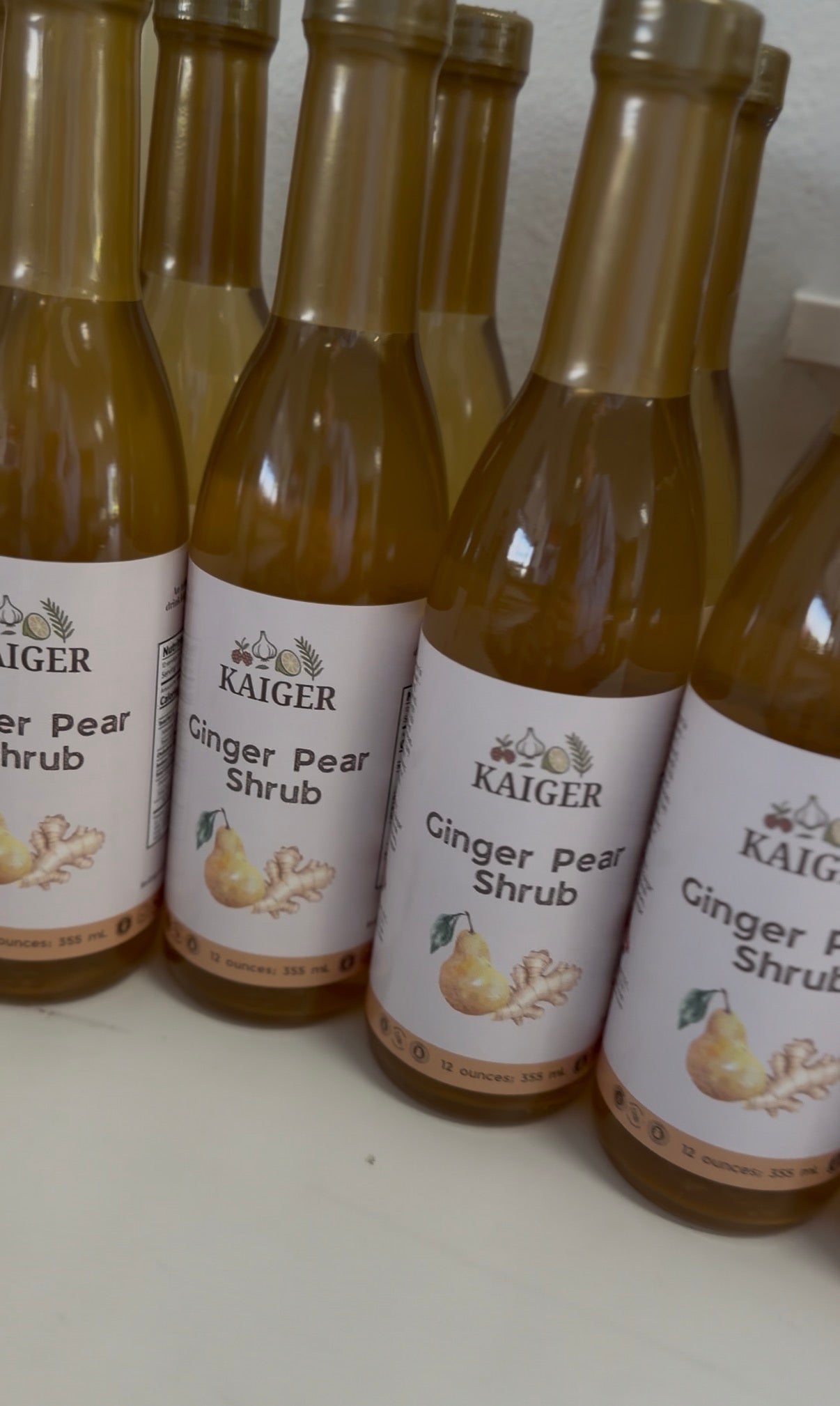 Ginger Pear Shrub