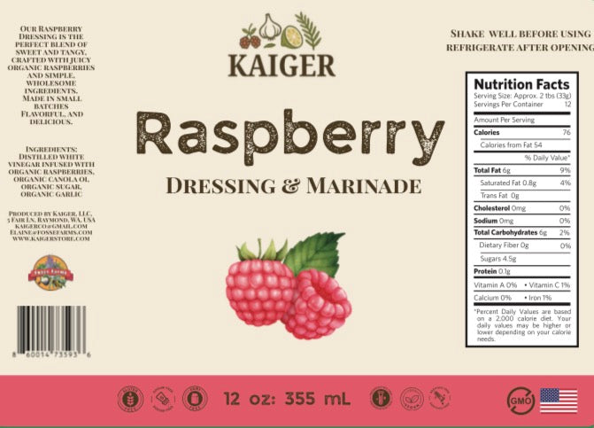 Raspberry Dressing & Marinade