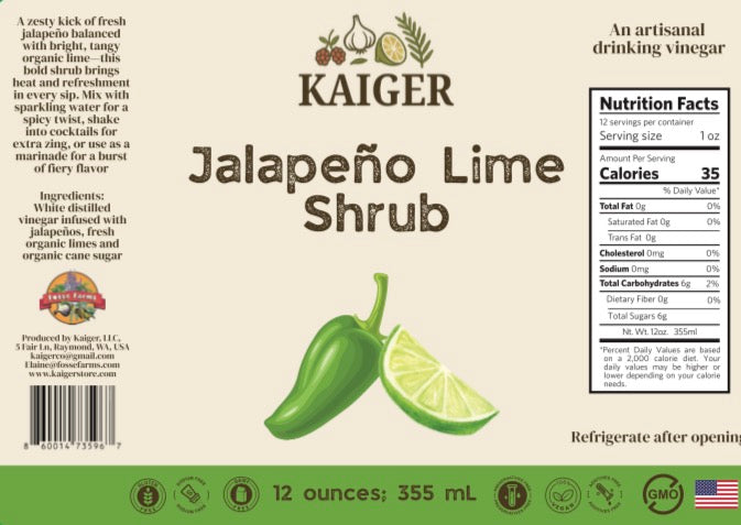 Jalapeño Lime Shrub