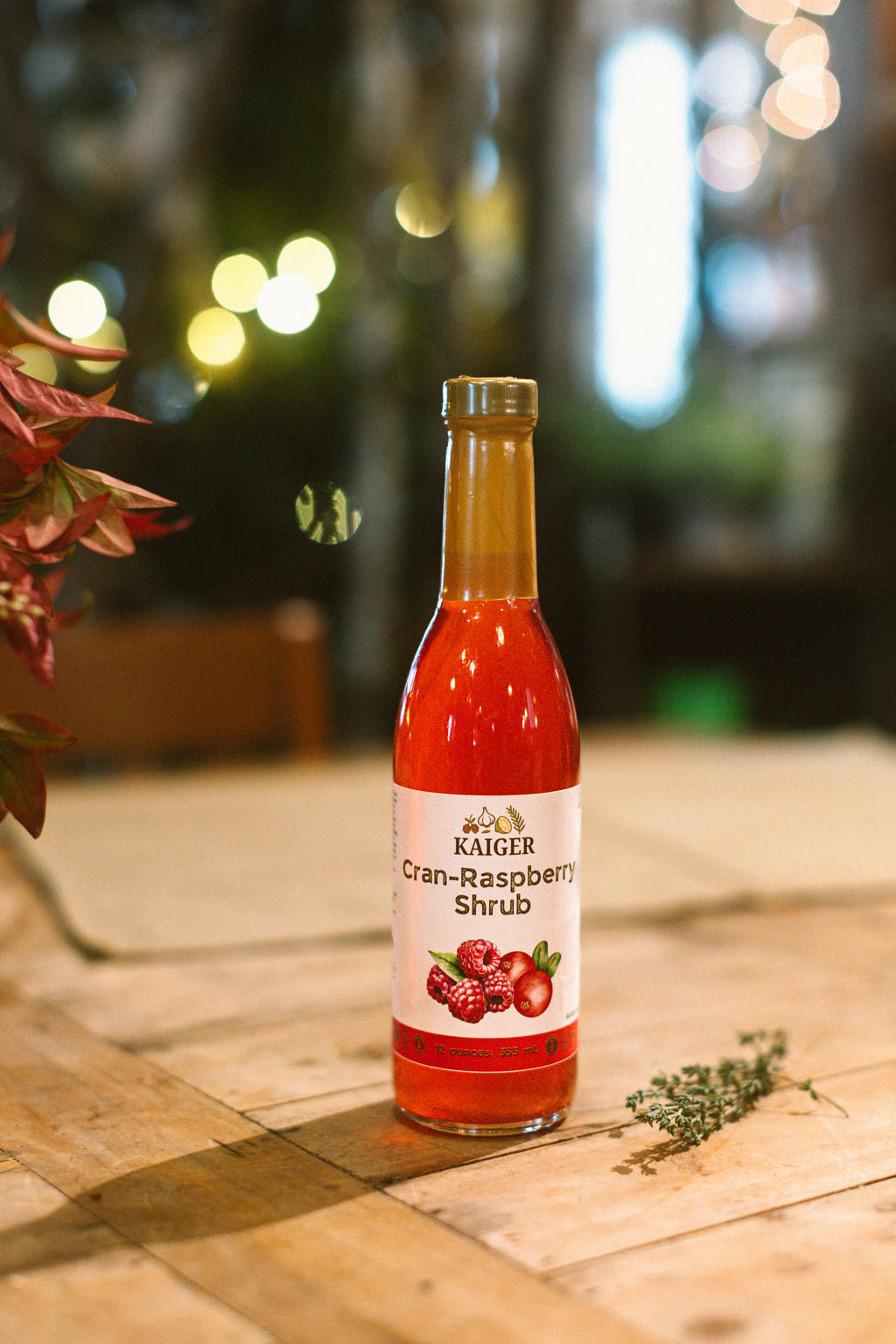 Cran-Raspberry Shrub